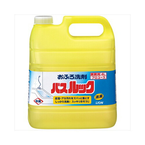 他サイト： ライオンハイジーン ライオン 業務用 おふろ洗剤 バスルック 4L 住居洗剤 バス・カビの商品画像