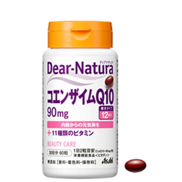 他サイト： アサヒグループ食品 ディアナチュラ コエンザイムQ10 90mg 30日分 60粒の商品画像