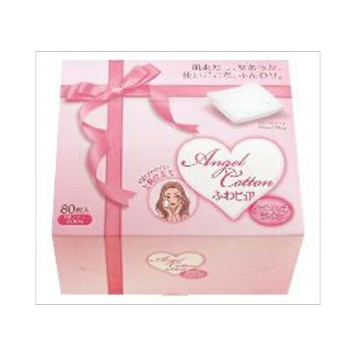 他サイト： コットン・ラボ ふわピュアソフトリッチコットンパフ80枚 メイク雑貨・美容小物 メイク雑貨の商品画像