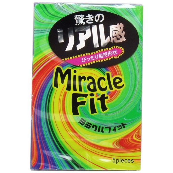 他サイト： 相模ゴム工業 サガミ ミラクルフィット コンドーム 5個入【3個までメール便、他商品と同梱不可】の商品画像