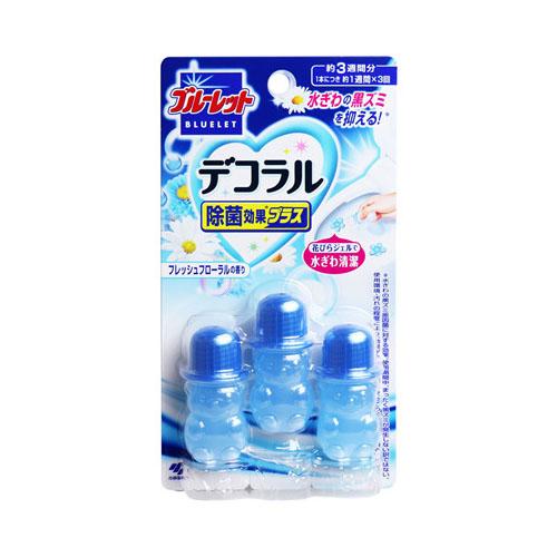 他サイト： 小林製薬 ブルーレット デコラル 除菌効果プラス フレッシュフローラルの香り 7.5g×3本入【3個までメール便、他商品と同梱不の商品画像
