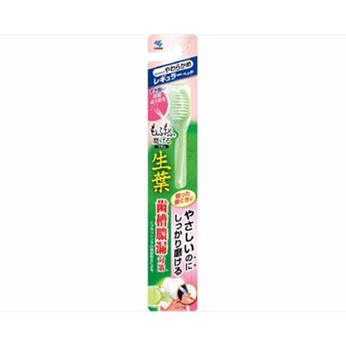 他サイト： 小林製薬生葉 もふもふ磨けるブラシ レギュラー【3個までメール便、他商品と同梱不可】 オーラル 歯ブラシの商品画像