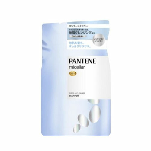 他サイト： P&Gジャパン合同会社パンテーン ミセラー ピュア&クレンズ シャンプー 詰替【3個までメール便、他商品と同梱不可】 インバス の商品画像