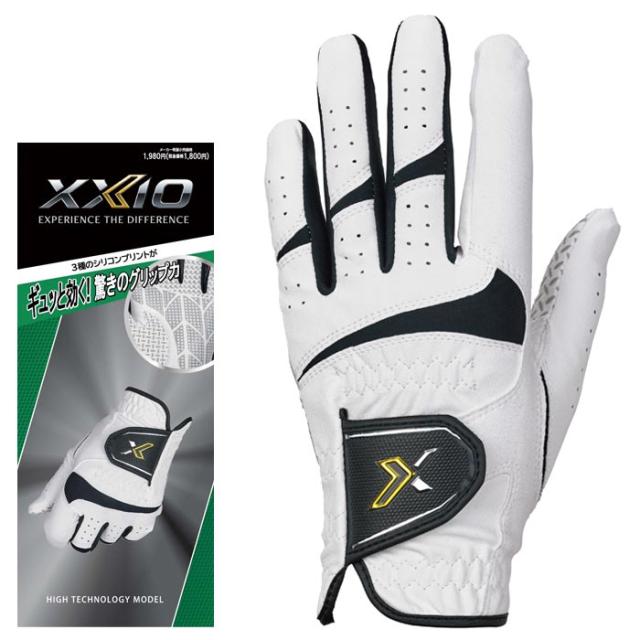 新品　GGG-S003 ダンロップ　スリクソンゴルフグローブ　サイズ23左5枚 SRIXON 左手合皮グローブ GGGS003 WH［salebg］｜ゴルフ用品・ゴルフ