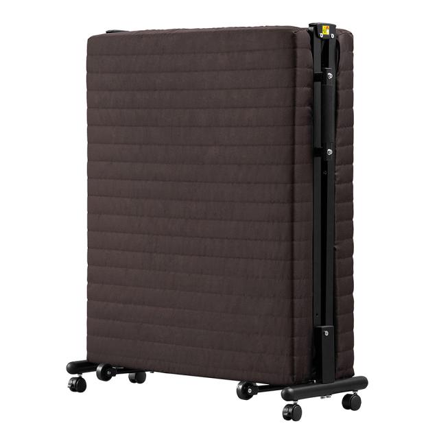 他サイト： 折りたたみベッド OTB-BRN ブラウン 104151 1台 アイリスオーヤマの商品画像