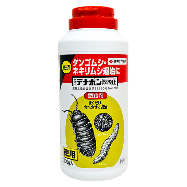 他サイト： 住友化学園芸 サンケイ デナポン5%ベイト 300g 誘殺剤の商品画像