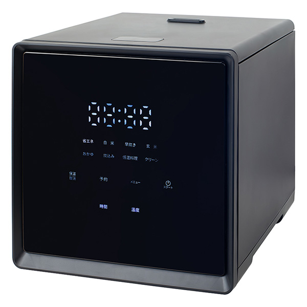 他サイト： 即日出荷 山善 YAMAZEN キューブ型マイコンジャー炊飯器 4合炊き YJS-CM072 ブラック おしゃれの商品画像