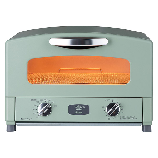 他サイト： 即日出荷 アラジン Aladdin グラファイトトースター AET-GS13C-G グリーン 2枚焼きの商品画像