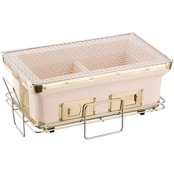 他サイト： 即日出荷 カワセ バンドック BUNDOK 長角七輪 大 BD-383の商品画像