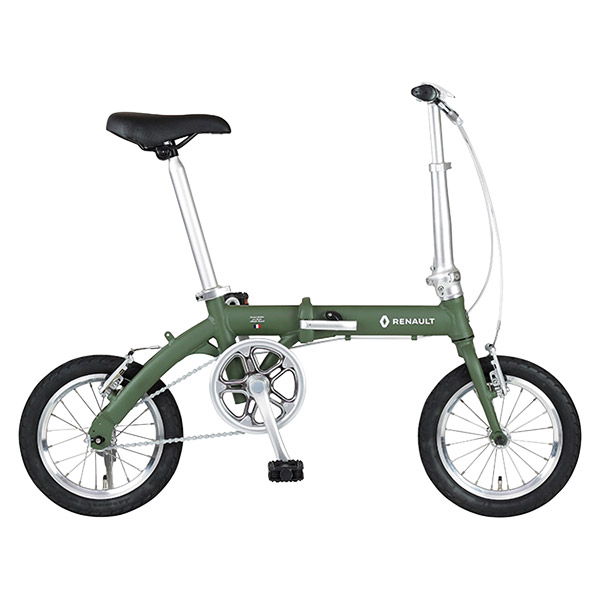 他サイト： ルノー RENAULT 14型 アルミ折畳み自転車 LIGHT8 ライト8 AL-FDB140 オリーブ 11263 沖縄・離島の商品画像