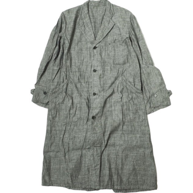 Graphpaper グラフペーパー 19AW 日本製 HERRINGBONE KIMONO JACKET ヘリンボーンキモノジャケット GM193-20010 2 BLACK 着物 アウター【Graphpaper】