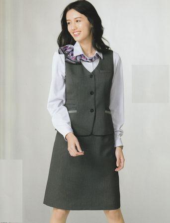 事務服 制服 レディースベストスーツ ベストaラインスカート上下セットストレッチ素材 ユニレディ 春夏秋冬の通販はau Pay マーケット 制服専門店 楠橋白衣