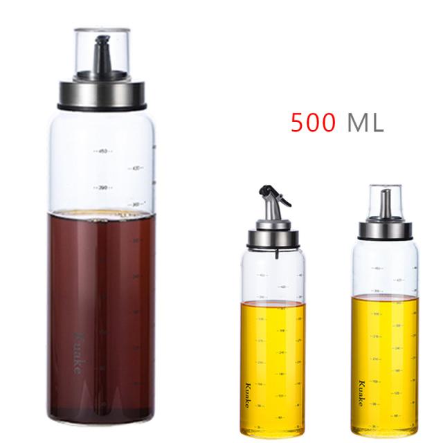 オイルボトル 調味料入れ 醤油ボトル 酢ボトル 油さし オイル差し ガラス素材 防塵 業務用 家庭キッチン 飲食店 500mlの通販はau Pay マーケット ｍｄｋ１号店