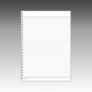 他サイト： 【メール便なら送料290円】LIHIT LAB.<リヒトラブ> ツイストリング・ノート(専用リーフ・A5横罫B罫) N1650(の商品画像