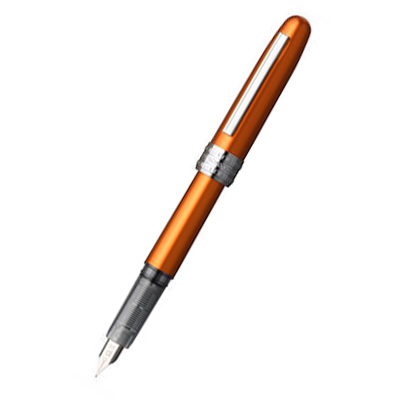 他サイト： 【メール便なら送料290円】プラチナ萬年筆 万年筆 プレジール PGB-1000#25-3 ノバオレンジ 中字の商品画像