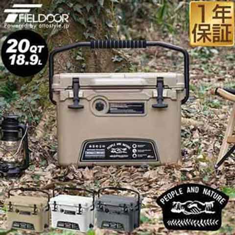 FIELDOOR ノーザンクーラーボックス 容量66.2L 42.5L 33.1L 18.9L 密閉