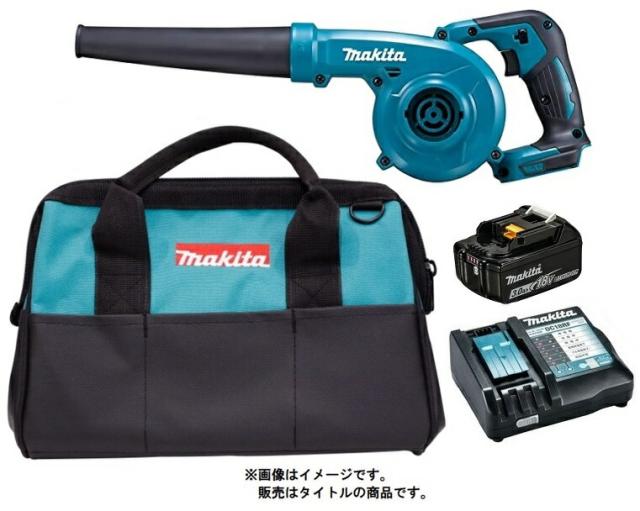 他サイト： マキタ 充電式ブロワ UB185DZ+バッテリBL1830B+充電器DC18RF+ツールバッグ(831253-8)付 18V対応の商品画像
