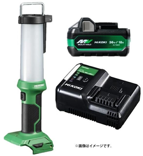 他サイト： HiKOKI コードレスランタン UB18DF(NN)+バッテリBSL36A18X+充電器UC18YDL2付 14.4V/18Vの商品画像