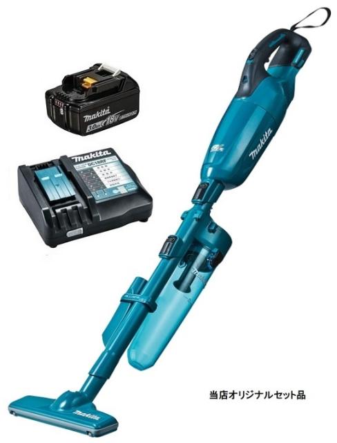 他サイト： マキタ 充電式クリーナ CL280FDZC(青)+バッテリBL1830B+充電器DC18RF付 18V対応 makita 当店オの商品画像