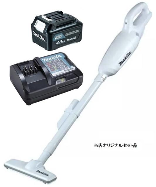 他サイト： マキタ 充電式クリーナ CL106FDZW+バッテリBL1040B+充電器DC10WC付 10.8V対応 makita オリジナの商品画像