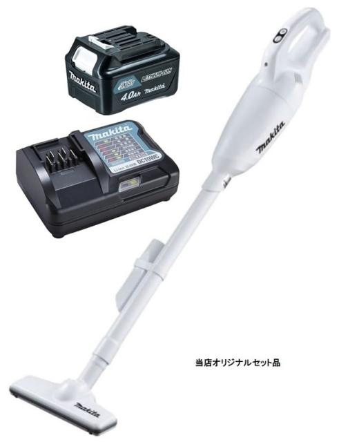 他サイト： マキタ 充電式クリーナ CL108FDZW+バッテリBL1040B+充電器DC10WC付 10.8V対応 makita オリジナの商品画像