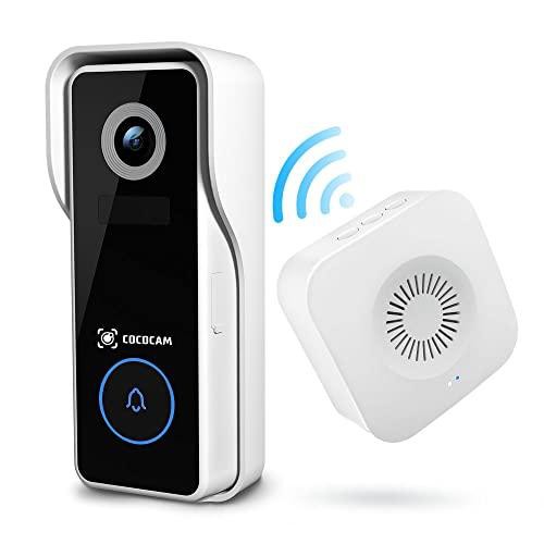 防犯カメラ 22最新 取り外し警報機能 Cococam インターホン ワイヤレス 工事不要 ビデオドアホン スマホ連動 Wifi ビデオドアベル ワイの通販はau Pay マーケット Aoitrad Au Pay マーケット店