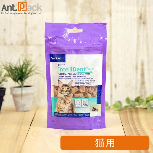 他サイト： ビルバック CET インテリデント デンタルトリーツ 猫用 76.5g(90個以上入り)(4535023301897)(賞味期限の商品画像