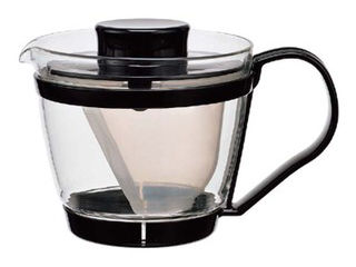 他サイト： AGCテクノグラス イワキ レンジのポット茶器(ブラック)K863−BKの商品画像