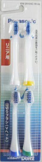 他サイト： ドルツ 用替えブラシ EW09104C−W リニア用の商品画像