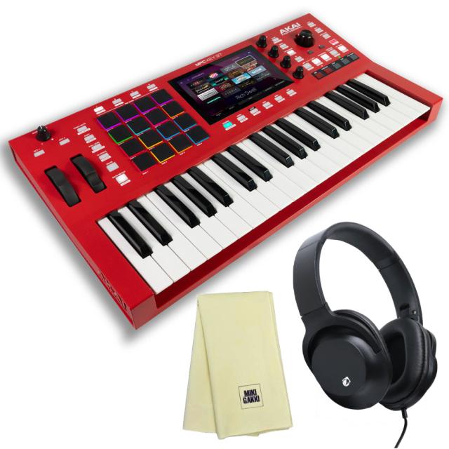 他サイト： アカイ AKAI MPC Key 37 キーボード内蔵 MPCスタンドアローン サンプラー + ヘッドホン KHP-001 セッの商品画像