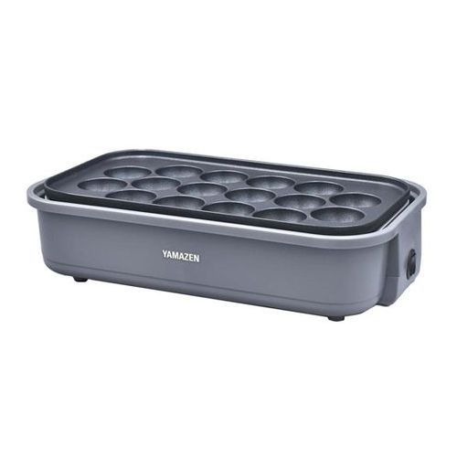 他サイト： ホットプレート 着脱式 たこ焼きプレート&平面プレート 2枚組 山善 YOJ-W160(H)の商品画像