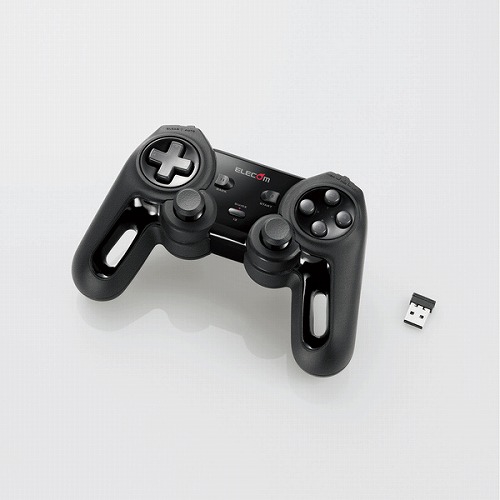 他サイト： ゲームパッド コントローラー エレコム 超高性能ワイヤレスゲームパッド JC-U4113SBKの商品画像