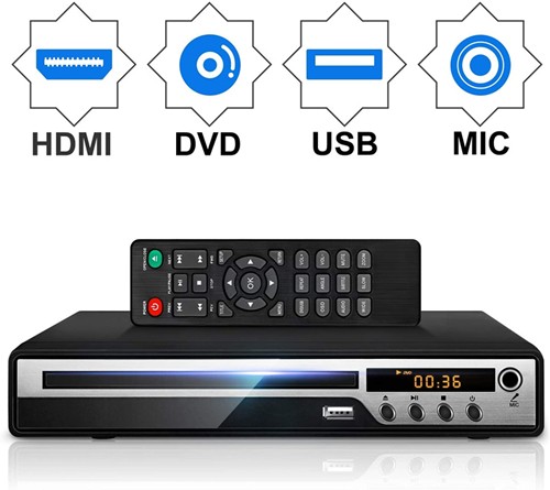 Dvdプレーヤー Mic対応 1080pサポート Dvd Cd再生専用モデル Hdmi端子搭載 Cprm対応 Usb Av Hdmiケーブルが付属し テレビに接続できの通販はau Pay マーケット Jp Life