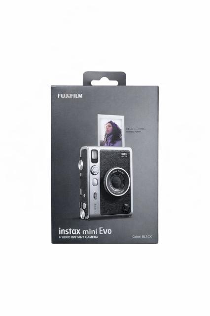 他サイト： FUJIFILM instax mini Evo ハイブリッドインスタントカメラ ブラックmini Evo ブラック INS Mの商品画像