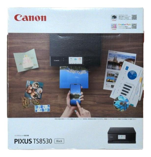 他サイト： Canon A4カラーインクジェット複合機 PIXUS TS8530 ブラック プリンターの商品画像