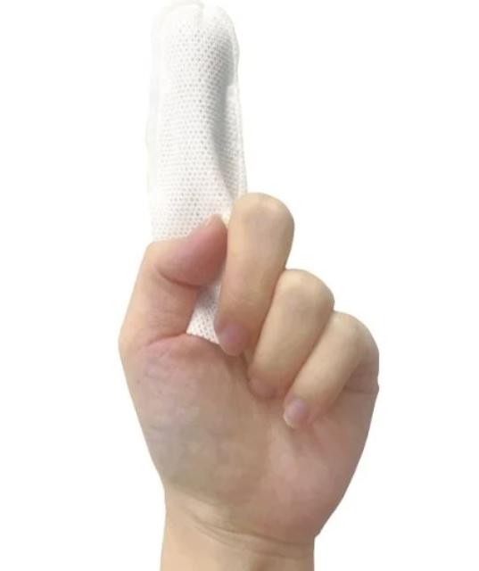 他サイト： 歯みがきシート 3日分 10枚入り 長期保存 指サック型でしっかり拭ける!水いらずでお口スッキリ! 5年保存の商品画像