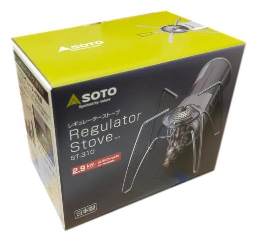 他サイト： SOTO レギュレーターストーブ 収納ポーチ付 シングルバーナー 新富士バーナー ST-310の商品画像