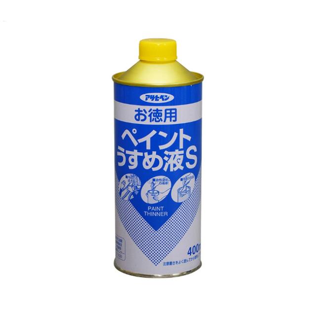 他サイト： ∀アサヒペン 【571168】お徳用ペイントうすめ液S 400ml (4970925571168)の商品画像