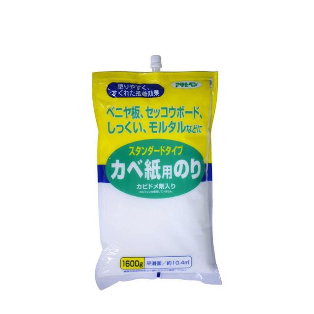 他サイト： ∀アサヒペン 【156624】スタンダード カベ紙用のり 765 1600g (4970925156624)の商品画像