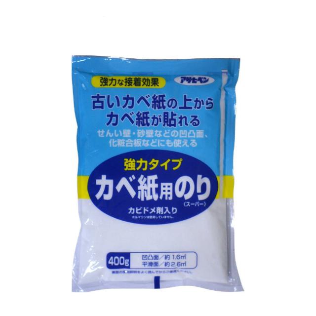 他サイト： ∀アサヒペン 【156655】強力タイプ カベ紙用のり 773 400g (4970925156655)の商品画像