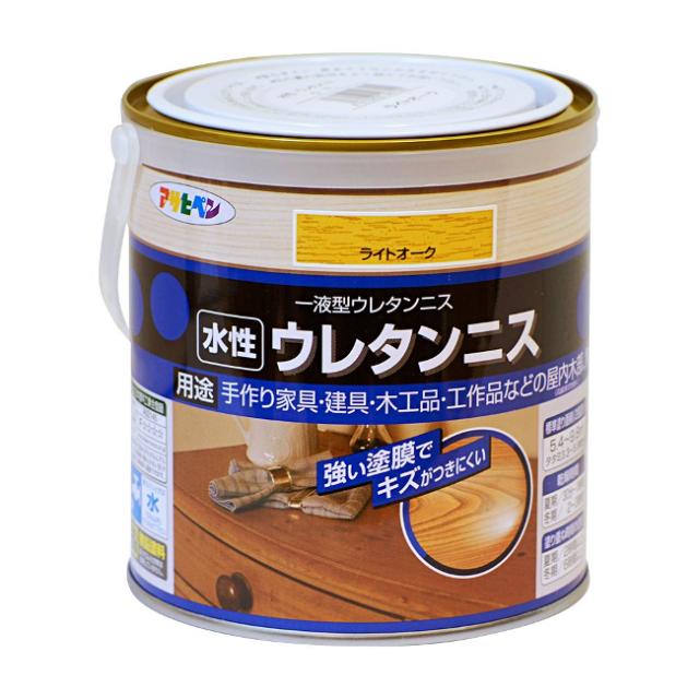 他サイト： ∀アサヒペン 【447555】水性ウレタンニス 0.7L ライトオーク (4970925447555)の商品画像