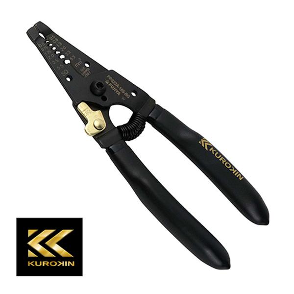 他サイト： ∀フジ矢 【PP323A-165-BG】ワイヤーストリッパ A型 (KUROKIN・バネ付き) (4952520083451)の商品画像