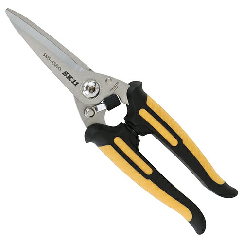 他サイト： 期間限定!∀藤原産業  【SMS-AS200L】SK11 万能はさみAS ロング  (4977292184496)の商品画像