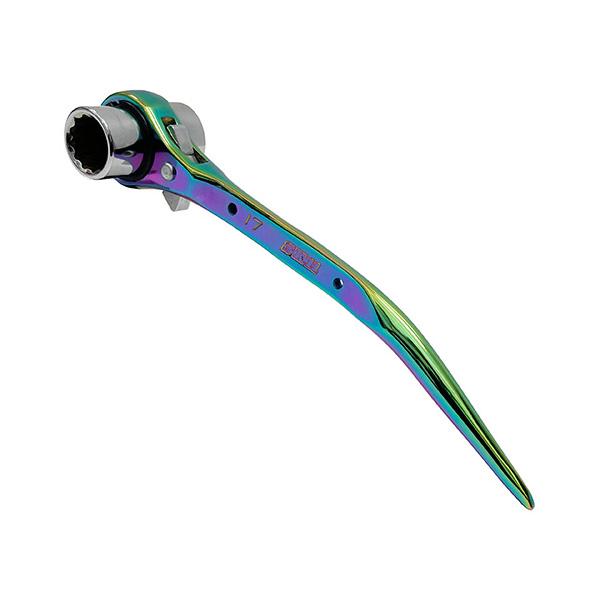 他サイト： ∀藤原産業 【SPD-R1721CP】SK11 両口ラチェットレンチスリム (4977292214773)の商品画像