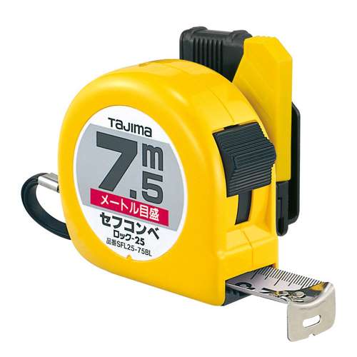他サイト： ∀タジマ/TAJIMA 【SFL25-7.5】セフコンベ ロック-25 7.5m メートル目盛 一般測定用コンベックス (497の商品画像