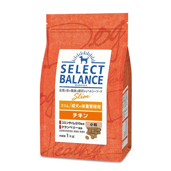 他サイト： クーポン配布中!! ベッツ・チョイス・ジャパン セレクトバランス スリム チキン 小粒 成犬 体重管理用 1kgの商品画像