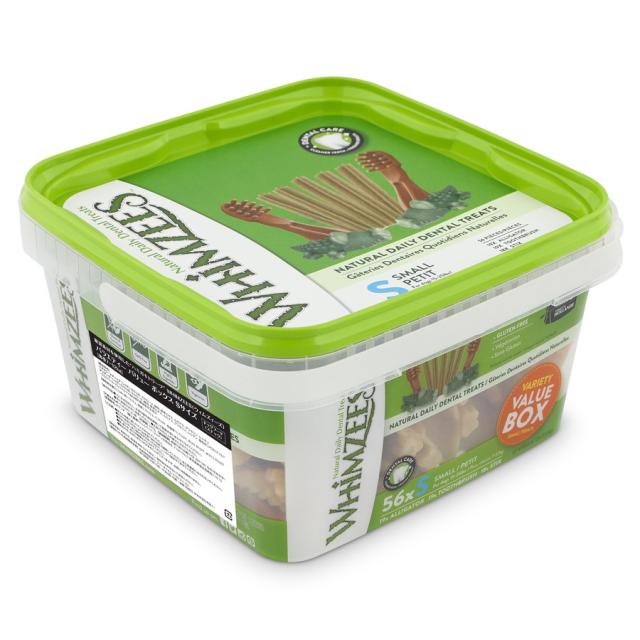 他サイト： ウェルペット・ジャパン ウィムズィーズ バラエティ ボックス S (小型犬向け・体重7-12kg)56本入りの商品画像