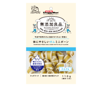他サイト： 【3個セット】ドギーマンハヤシ ドギーマン無添加良品体にやさしいガムミニボーン110g(標準10本)の商品画像