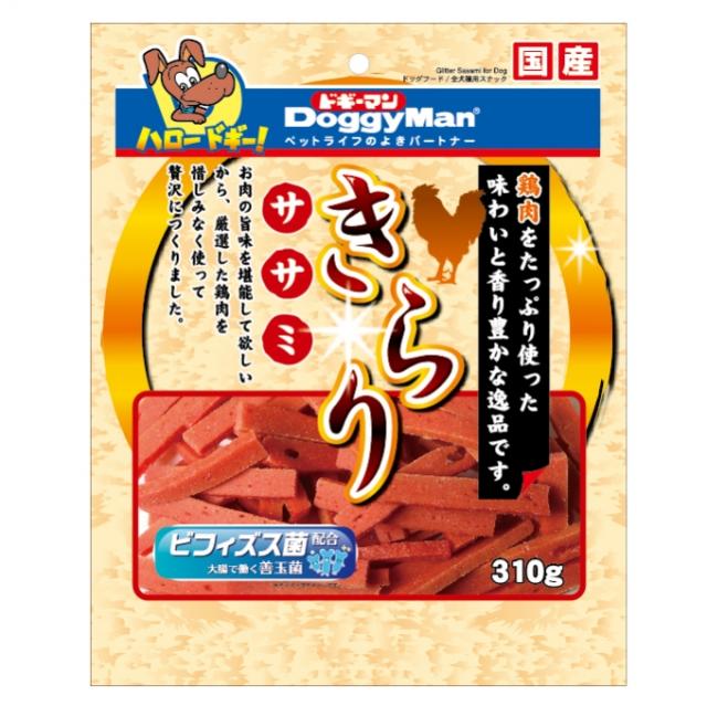 他サイト： 【2個セット】ドギーマンハヤシ ドギーマン きらりササミ 310gの商品画像