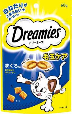 他サイト： 【6個セット】ドリーミーズ毛玉ケアまぐろ味60gの商品画像